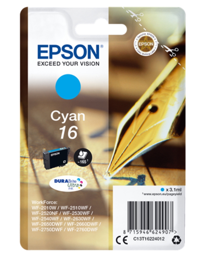 EPSON Cartuccia originale Epson T1622 M cruciverba ciano
